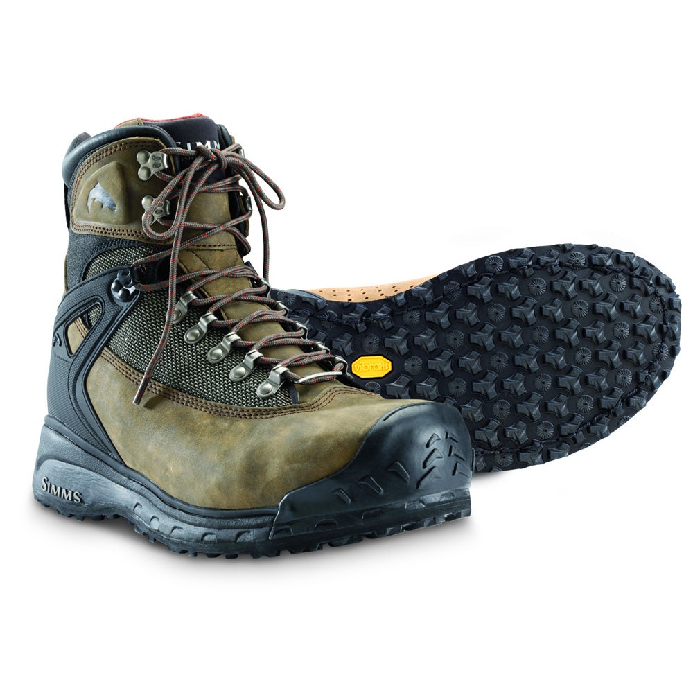simms leather wading boots