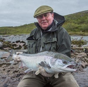 Brian Fratel with a Salmon