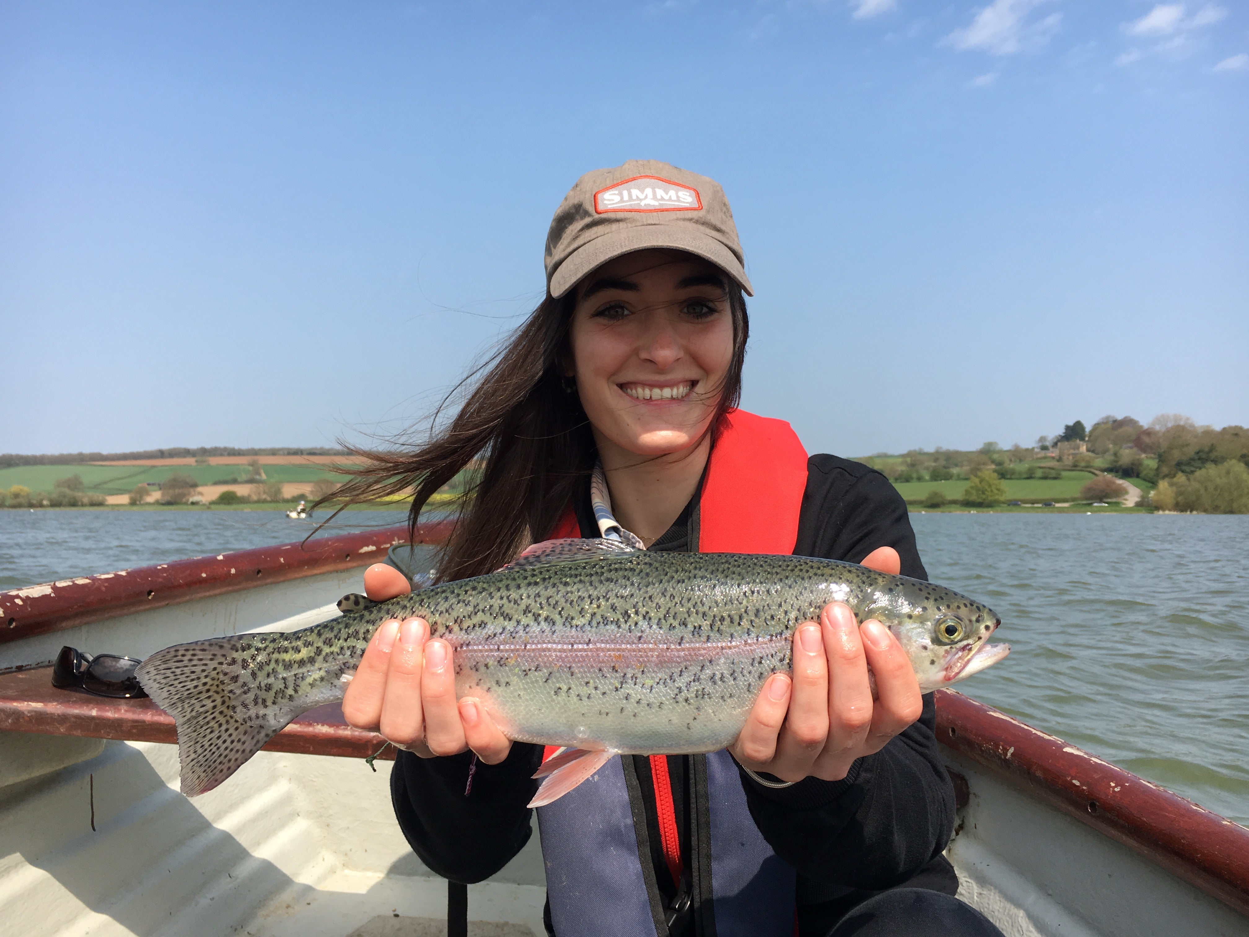 Reservoir caught rainbow trout