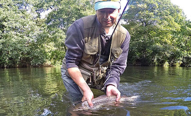 Releasing Daytime Sea Trout