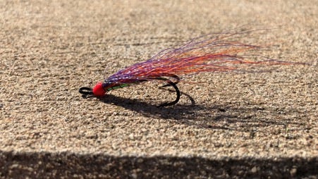 Grant’s Orange salmon fly.