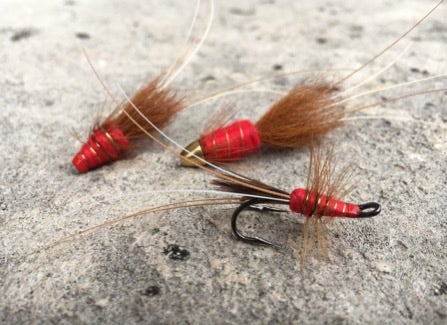 Red Francis salmon fly