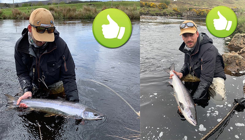 Holding your fish for a photo