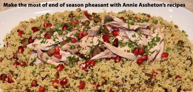 End of Season Pheasant Recipes and Cookery Class