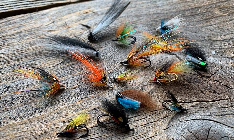 Browse our summer salmon fly selections Summer salmon fly choice