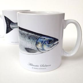 MayFly Art Atlantic Salmon Mug