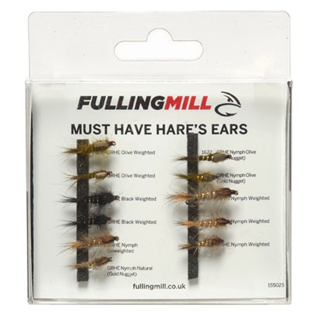 Fulling Mill Must Have Hare's Ears Fly Set