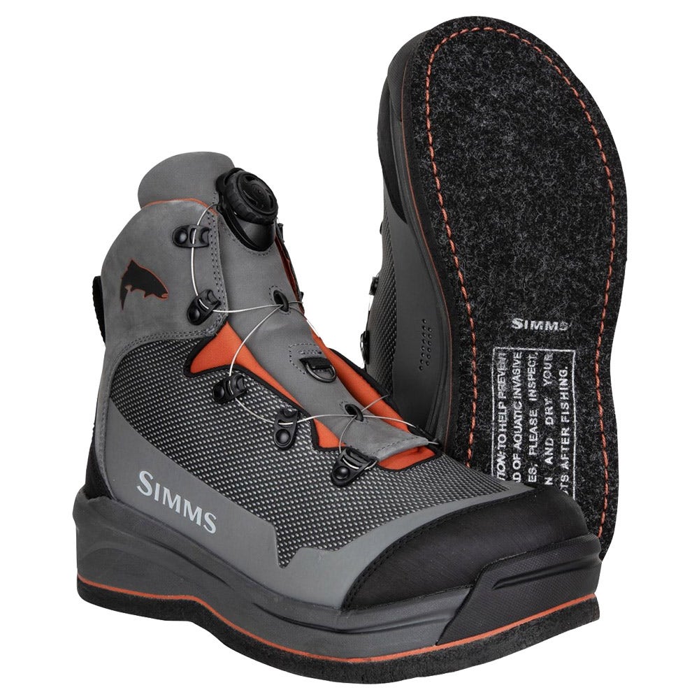 Simms Guide BOA Boot Slate Felt Simms Wading Boots Farlows