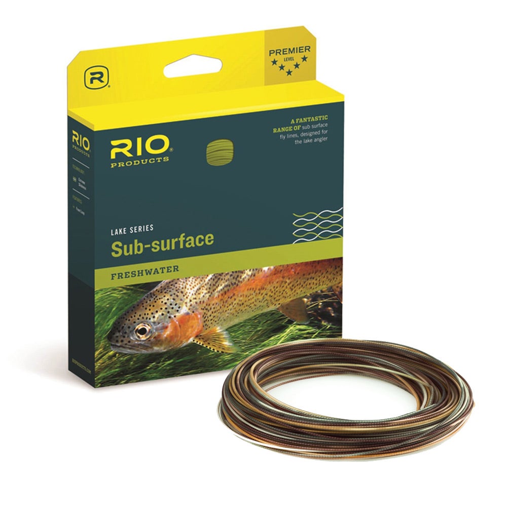 FREE FAST SHIPPING CLOSEOUT SAVE Rio Sub Surface CamoLux Fly Line Clear Camo 