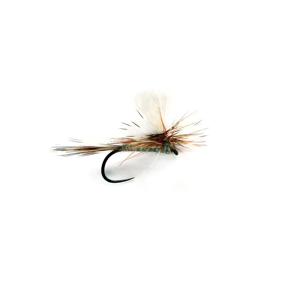 BARBLESS Dry flies 6 x Adams Parachute Dry Fly Choice of Sizes Trout Flies Fishing Flies 