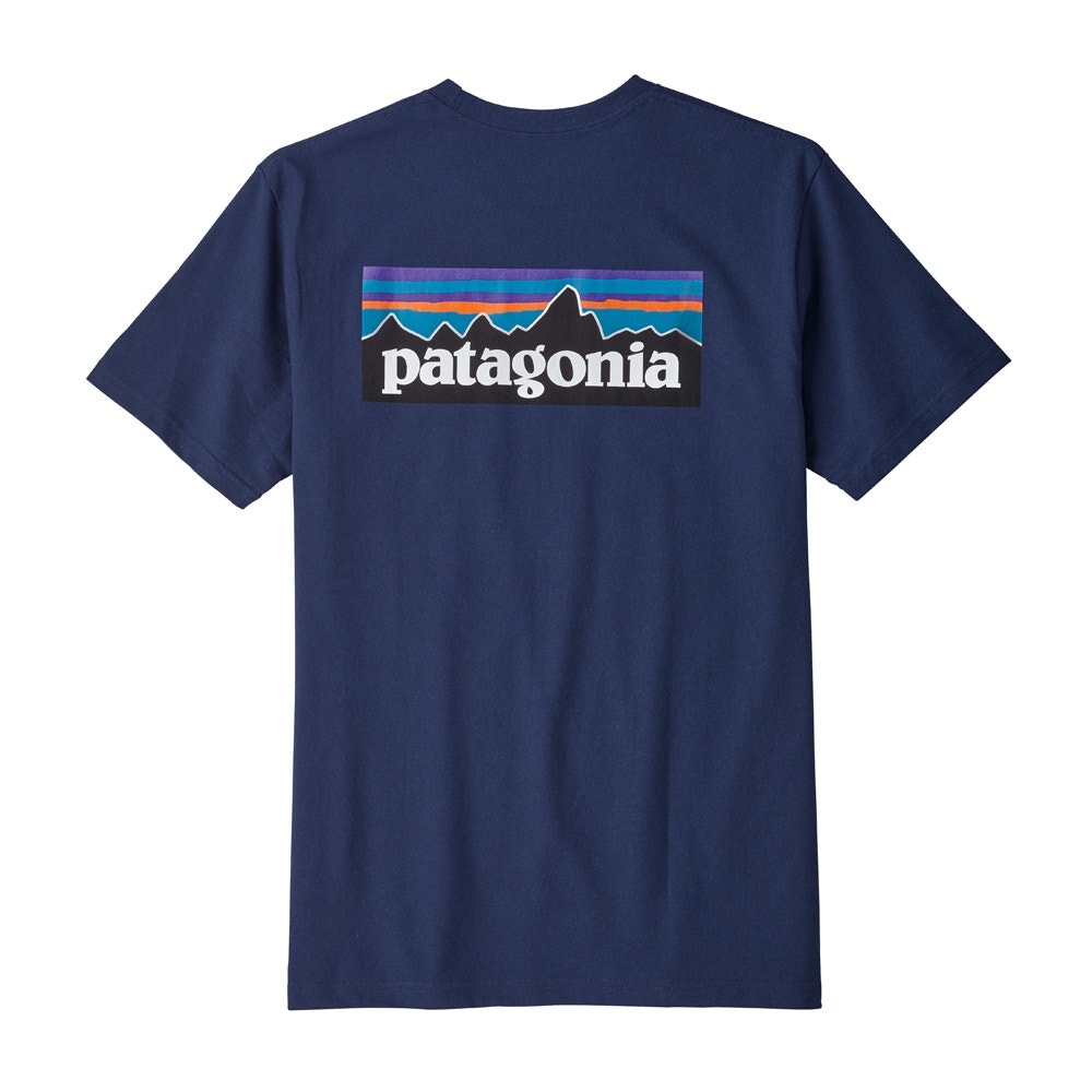 patagonia men's p 6 logo pocket responsibili tee