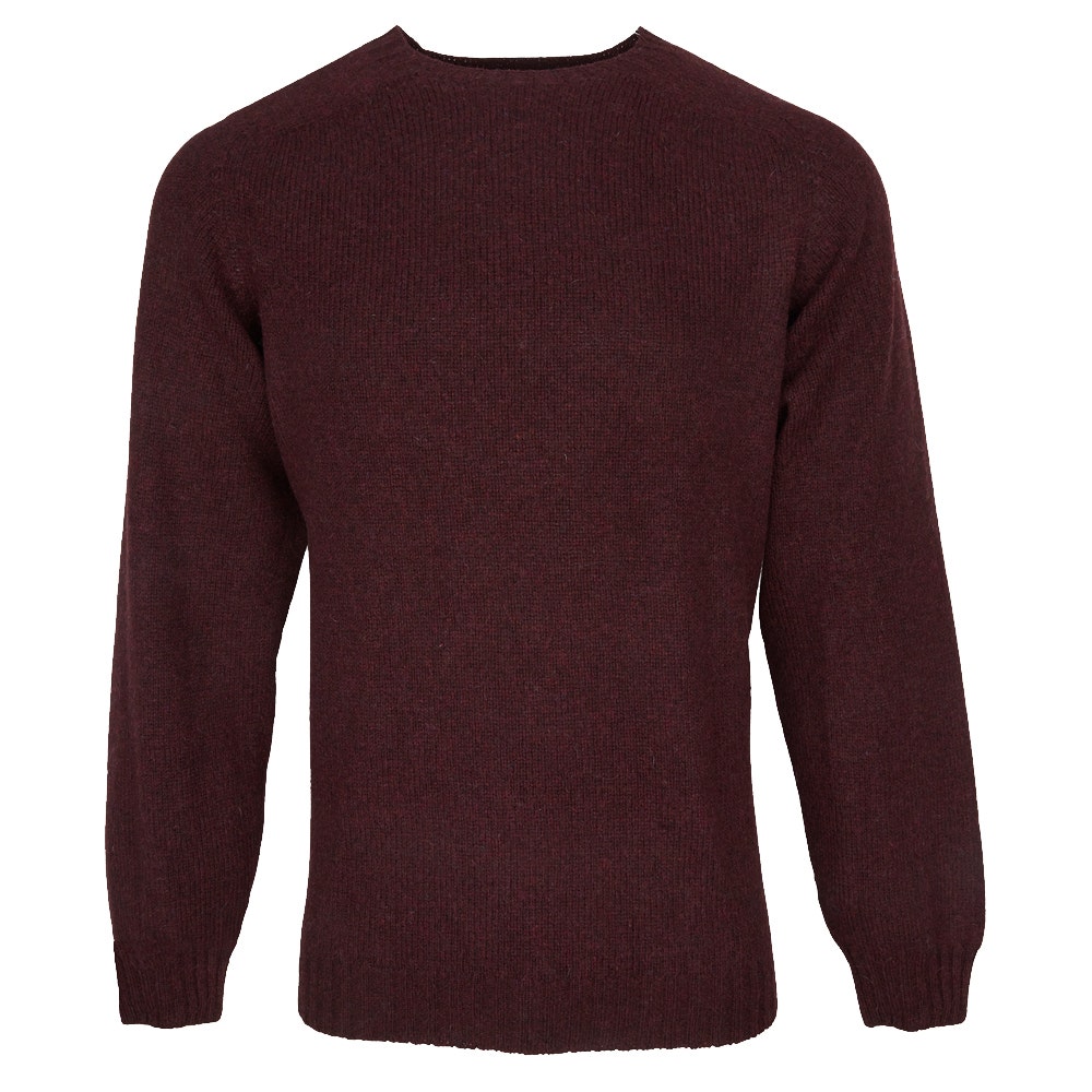 Farlows Irish Donegal Crew Lightweight Lambswool Jumper