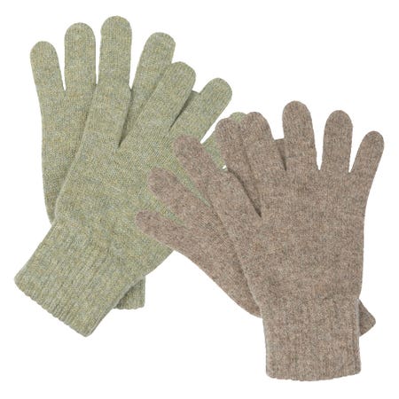 Farlows Ladies Lambswool Knitted Gloves