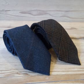 Farlows Prince of Wales Tweed Tie