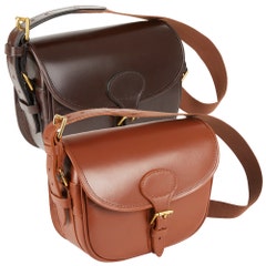 Farlows Bridle Leather Cartridge Bag
