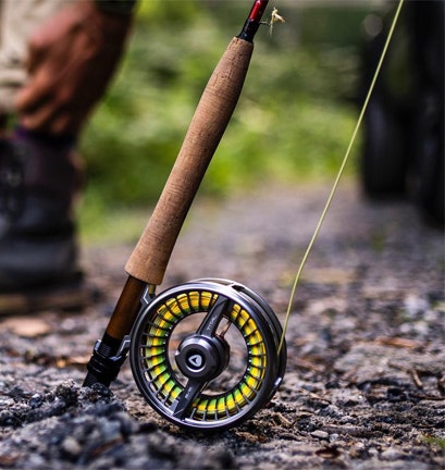 GREYS TITAL FLY REEL IN ACTION