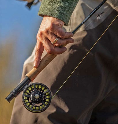 SIMMS FLYWEIGHT STOCKINGFOOT WADERS - IN ACTION