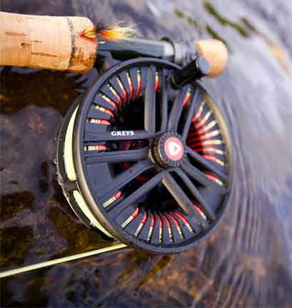 GREYS FIN FLY REEL IN ACTION