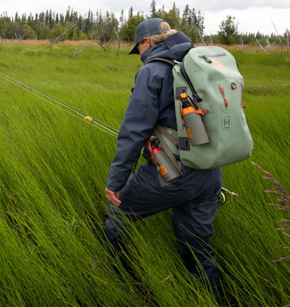 FISHPOND SUBMERSIBLE BACKPACK IN ACTION