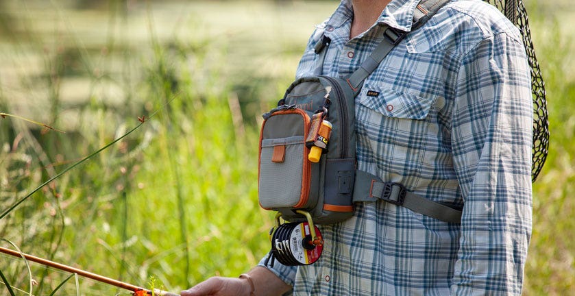 FISHPOND CANYON CREEK CHEST PACK IN ACTION