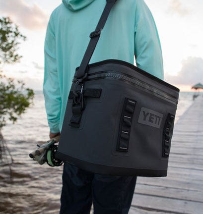 YETI HOPPER FLIP SOFT COOLER IN USE