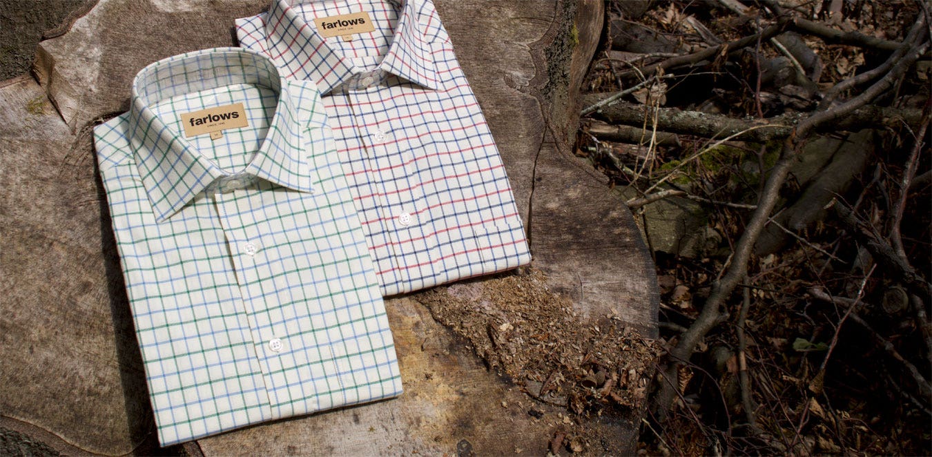 FARLOWS TATTERSALL MEDIUM CHECK SHOOTING SHIRT