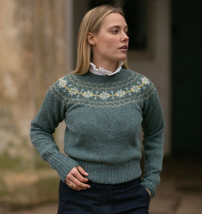 Farlows Ladies Lilly Fairisle Jumper
