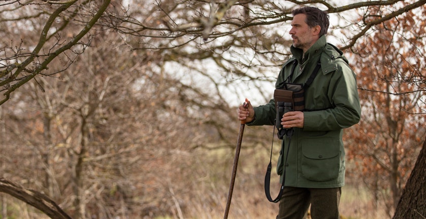 FARLOWS GLENCOE HURRICANE WATERPROOF JACKET IN THE FIELD