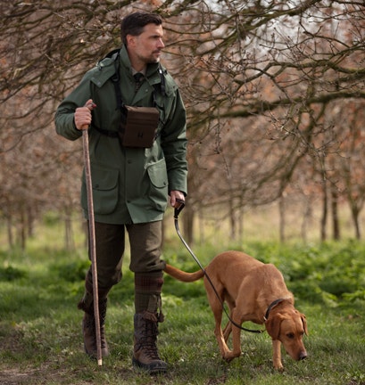 FARLOWS GLENCOE HURRICANE WATERPROOF JACKET IN THE FIELD