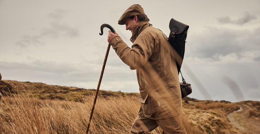 SCHOFFEL PTARMIGAN CORRY TWEED CLASSIC SHOOTING COAT