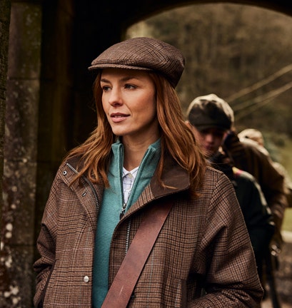 SCHOFFEL LADIES PTARMIGAN TEVIOT TWEED SHOOTING JACKET