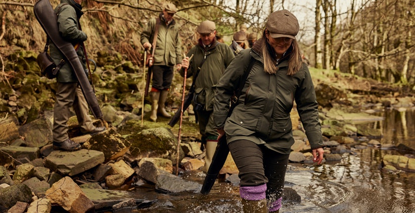 SCHOFFEL TEAL ULTRALIGHT WATERPROOF SHOOTING JACKET