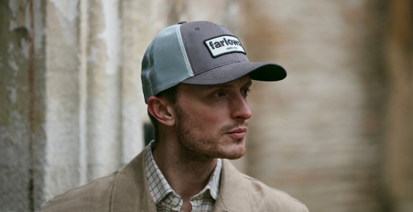 FARLOWS ARCHIVE LOGO TRUCKER CAP