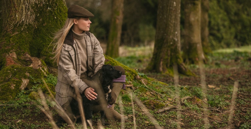 FARLOWS LADIES LUNNA SHETLAND TWEED FIELDCOAT
