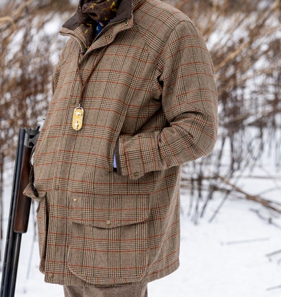 LAKSEN CAVENDISH TWEED SHOOTING COAT