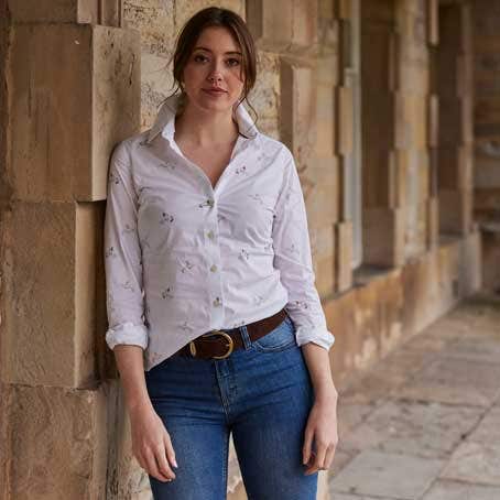 Schoffel Ladies Norfolk Cotton Shirt