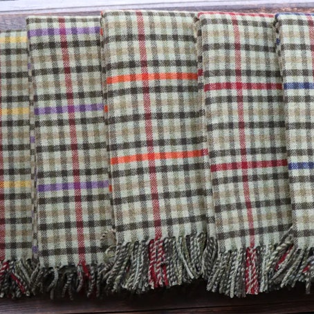 Farlows Lambswool Gunclub Check Blanket
