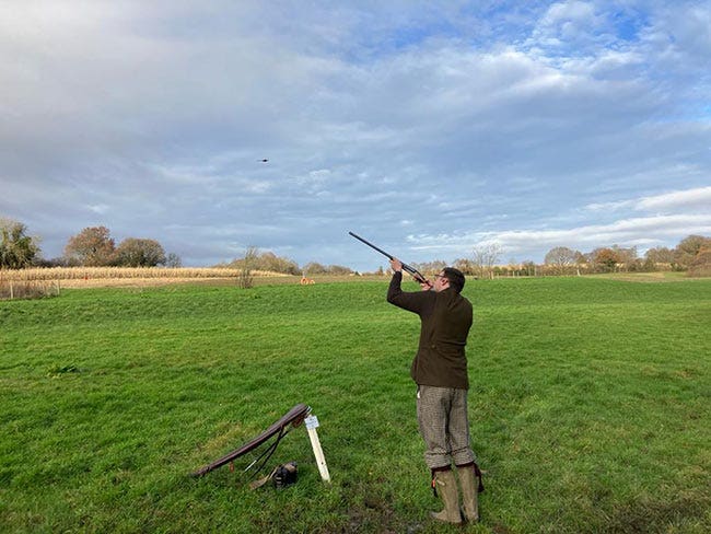 Jack shooting Jack pictured shooting in a field