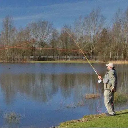 JT Casting on Haywards Farm Lake at the Sportfish Game Fishing Centre