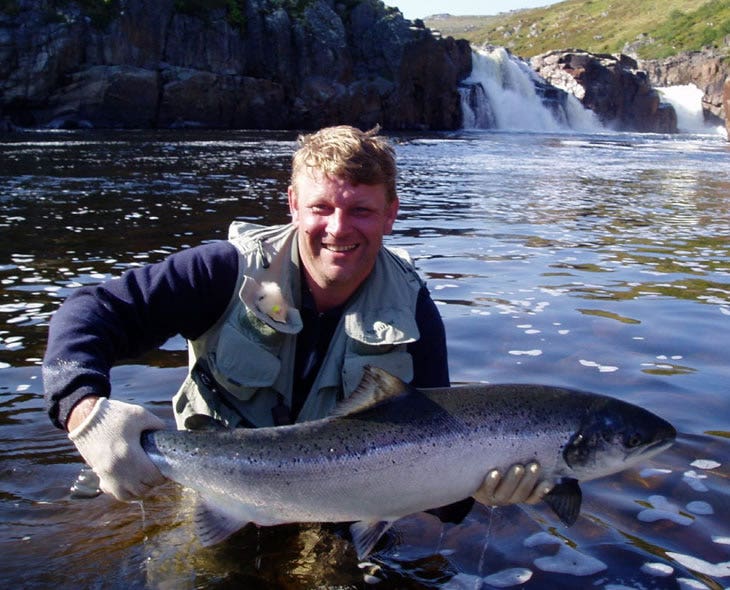 Russian Salmon Fishing at its best by Danny North