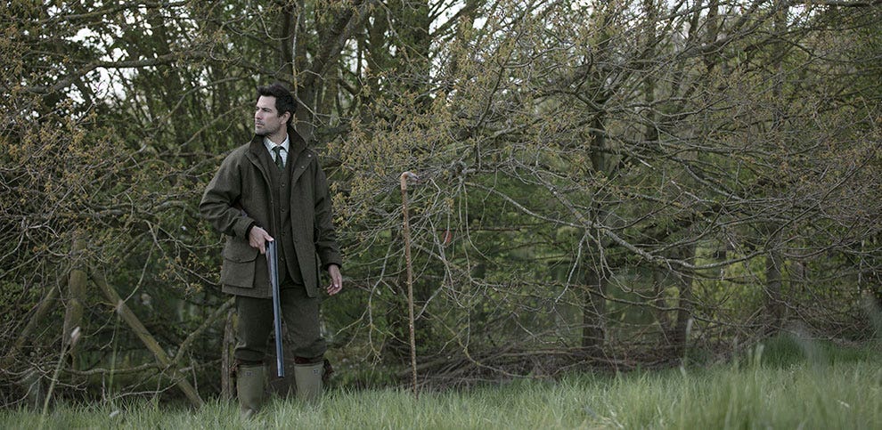 Farlows Green Herringbone tweed collection Farlows Green Herringbone tweed collection