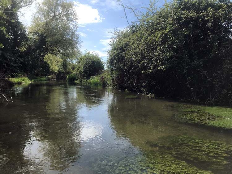 One of Simons fly fishing spots A view of Simons second favourite fishing spot